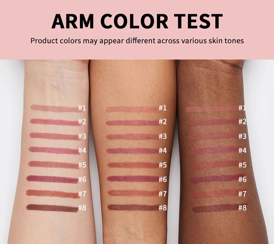 Waterproof Matte Lip Liner Pencil for Long-Lasting Contouring