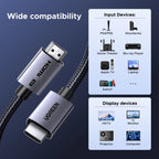 16K Ultra High Speed HDMI 2.2 Cable for Gaming and Home Theater