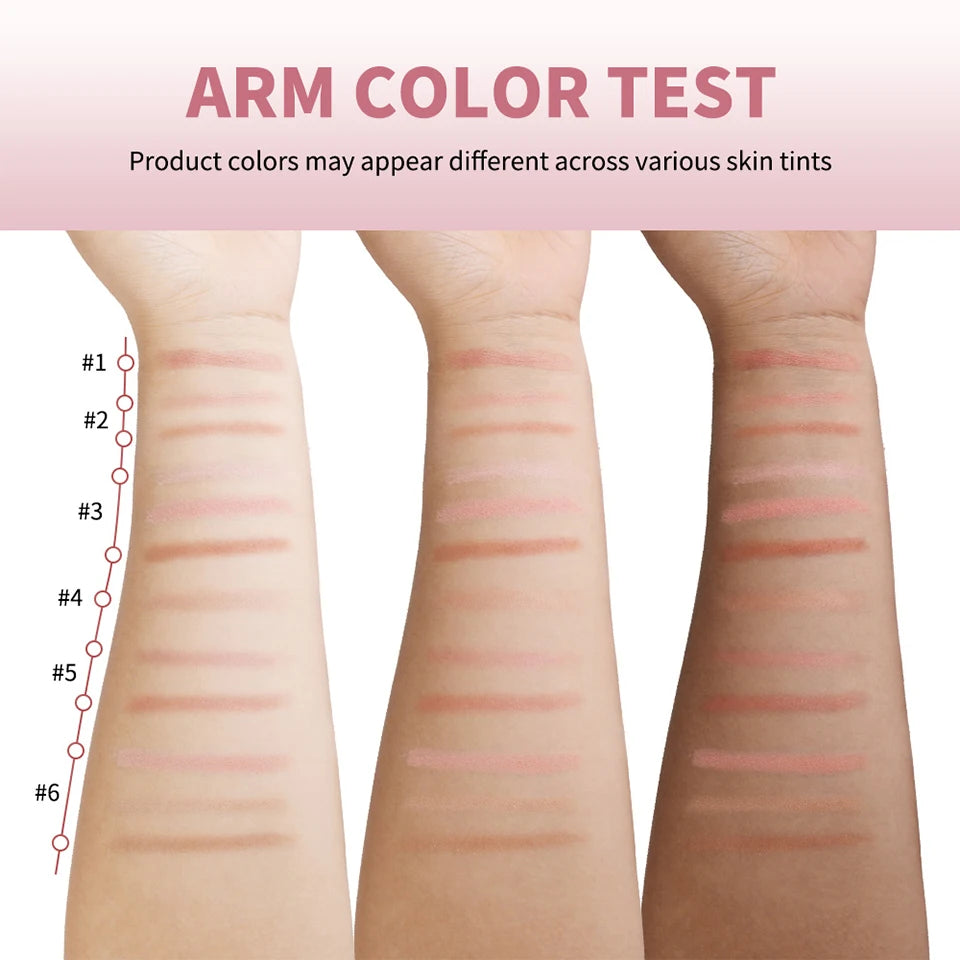 Spherical Powder Bead Blusher for Natural Shimmer Makeup