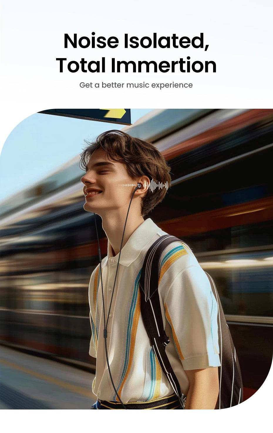 Hi-Fi Wired Earbuds with 3.5mm and USB-C Connectors