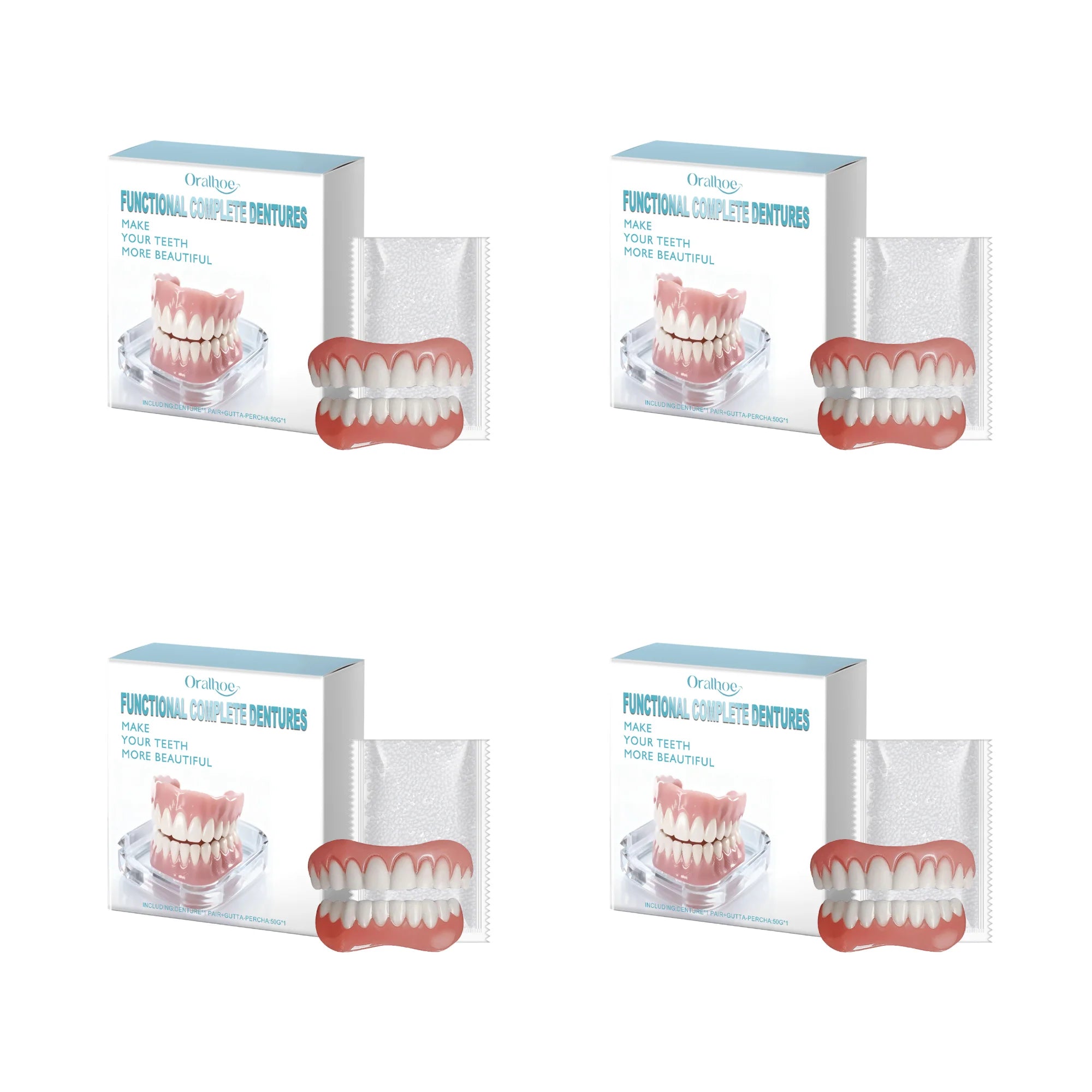 Cosmetic Denture Set for Instant Smile Enhancement - 16