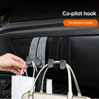 Suede Leather Car Glove Box Hanging Hook for Handbags and Accessories