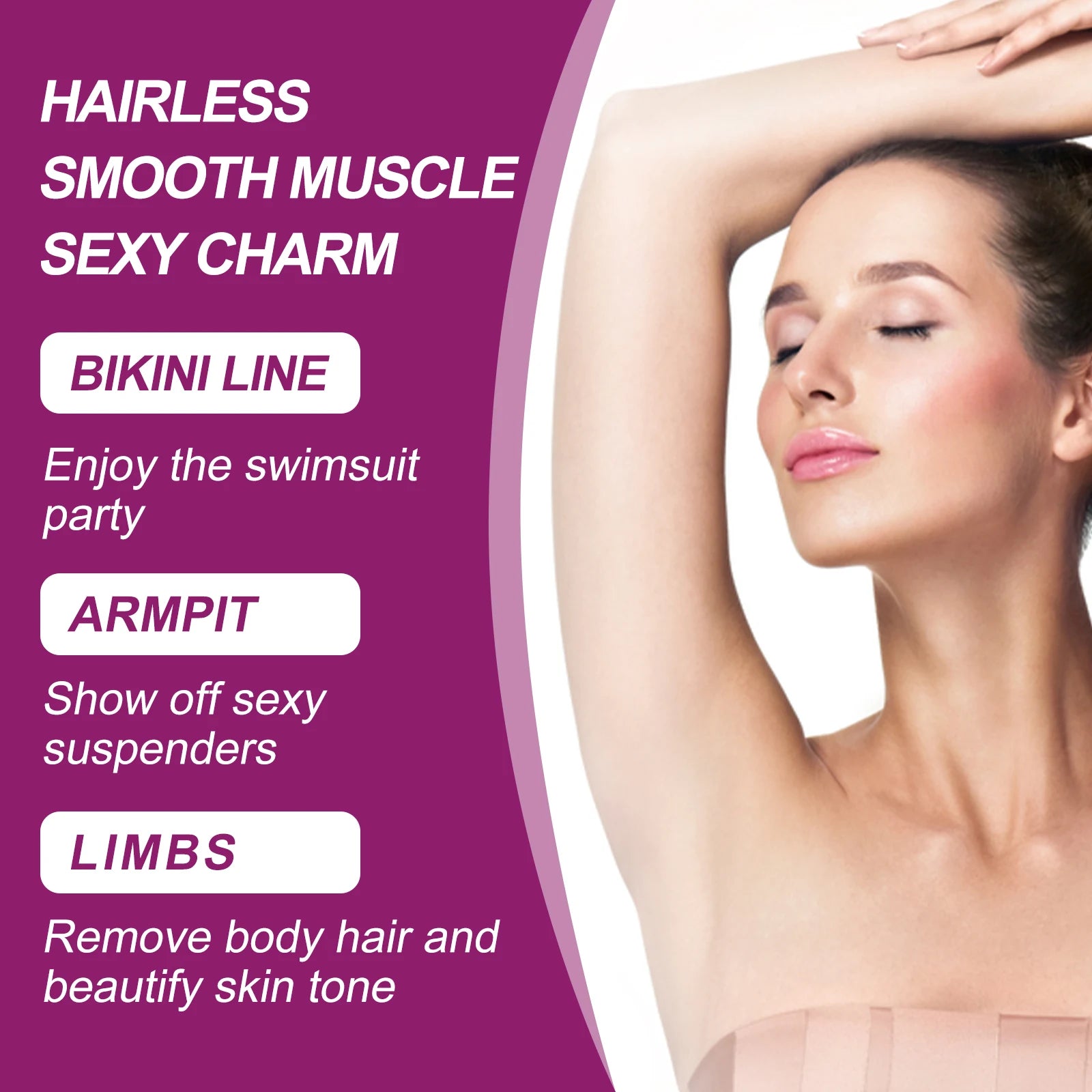 Gentle Painless Hair Removal Mousse Spray - 9