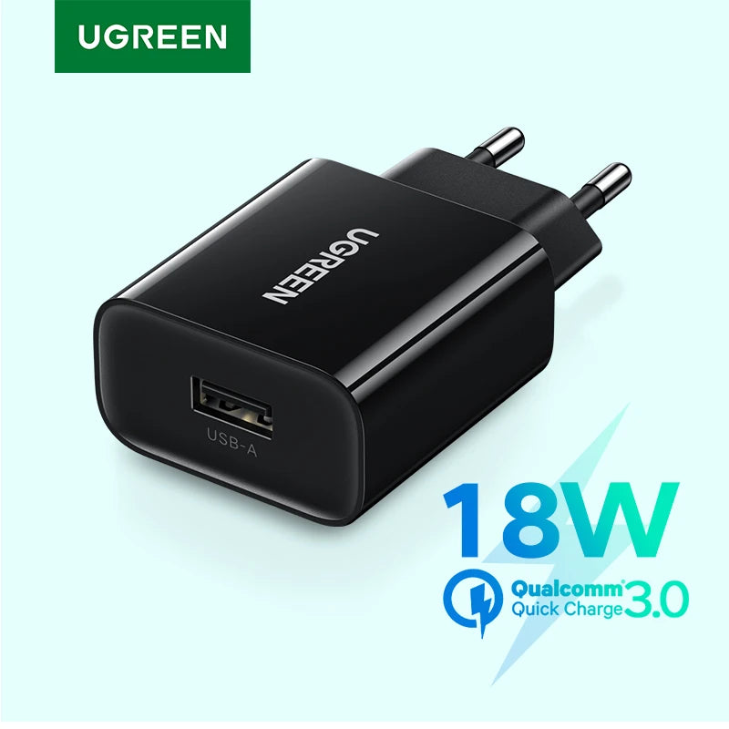 18W Quick Charge 3.0 USB Wall Charger