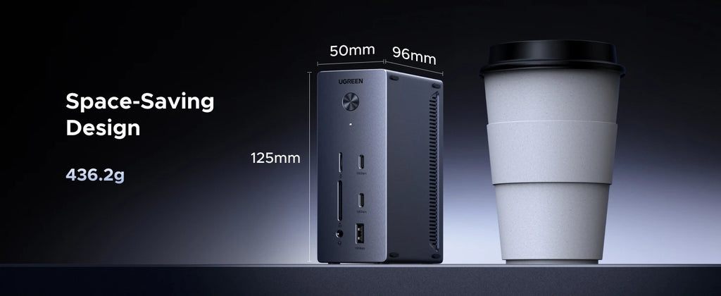 14-in-1 USB-C Docking Station with Dual 4K Display and M.2 SSD Slot