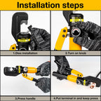 10T Hydraulic Cable Crimping Tool 4-70mm²