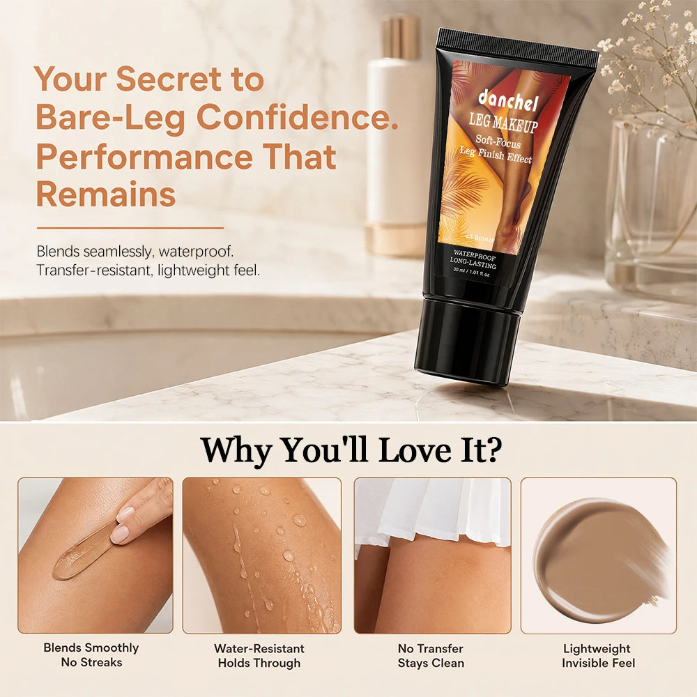 Waterproof Leg Makeup Body Foundation for Flawless Skin