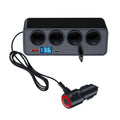 120W 7-in-1 Car Cigarette Lighter Socket Splitter with PD and USB