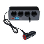 120W 7-in-1 Car Cigarette Lighter Socket Splitter with PD and USB