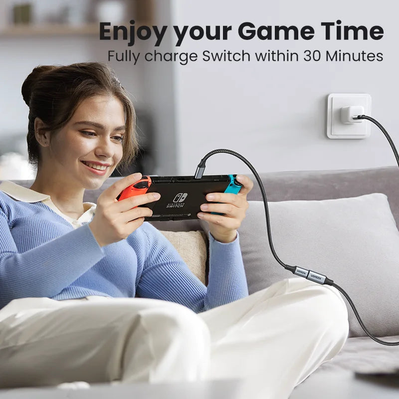 USB-C 3.2 Gen 2 Extension Cable 10Gbps 100W 4K