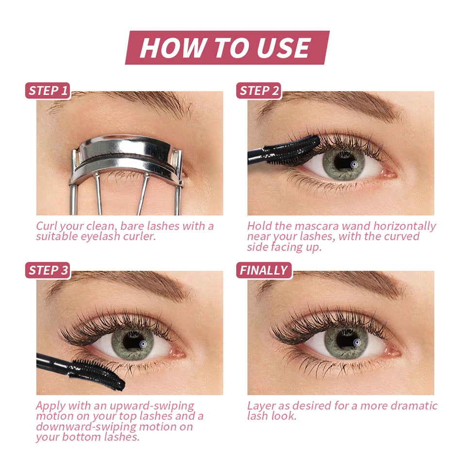 Waterproof Lengthening and Volumizing Mascara