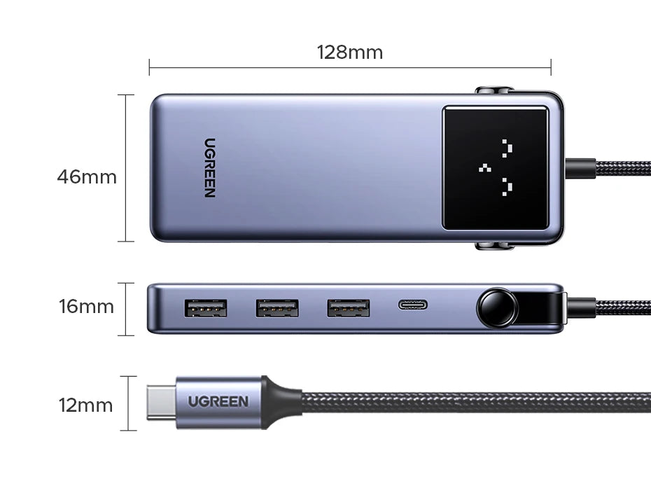 7-in-1 USB-C Hub with 4K 60Hz HDMI and Gigabit Ethernet - 23