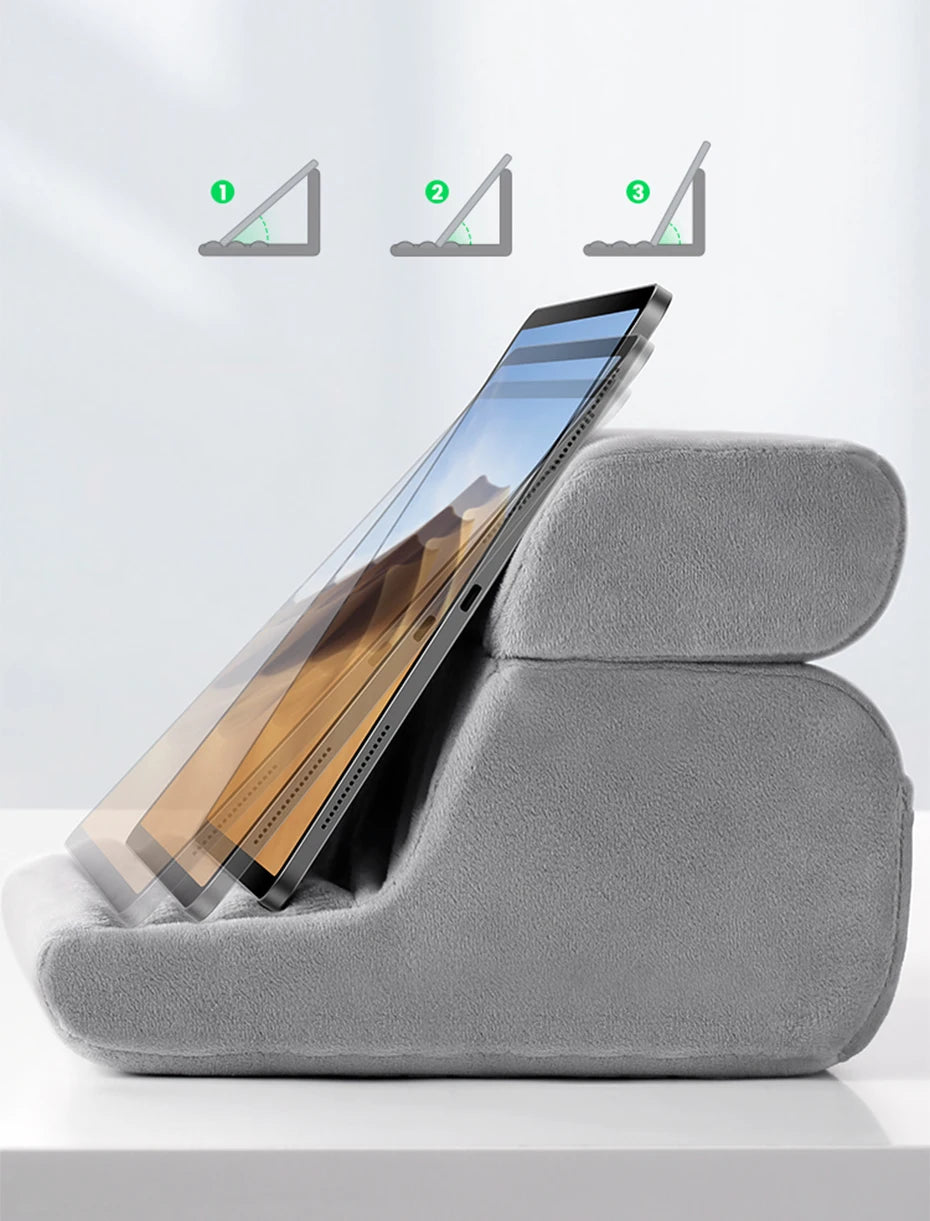 Adjustable Foldable Tablet Pillow Stand for Bed and Sofa - 9
