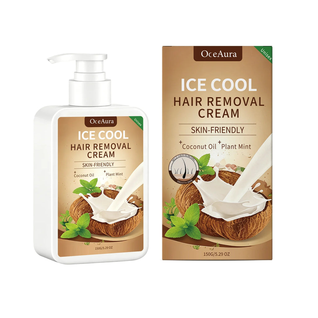 Ice Cool Painless Hair Removal Cream for Face and Body