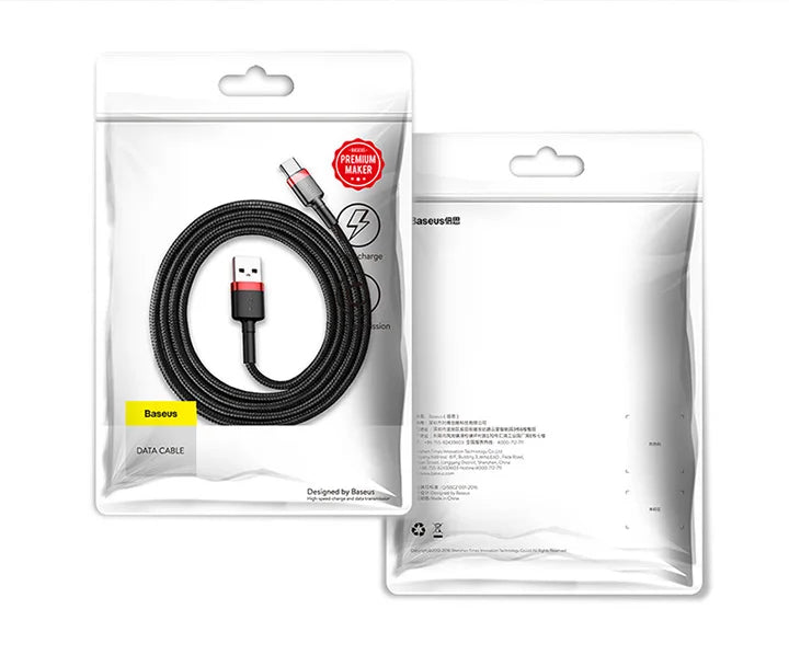 3A Fast Charging USB-A to USB-C Braided Data Cable