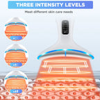 LED Face and Neck Skin Tightening Massage Device