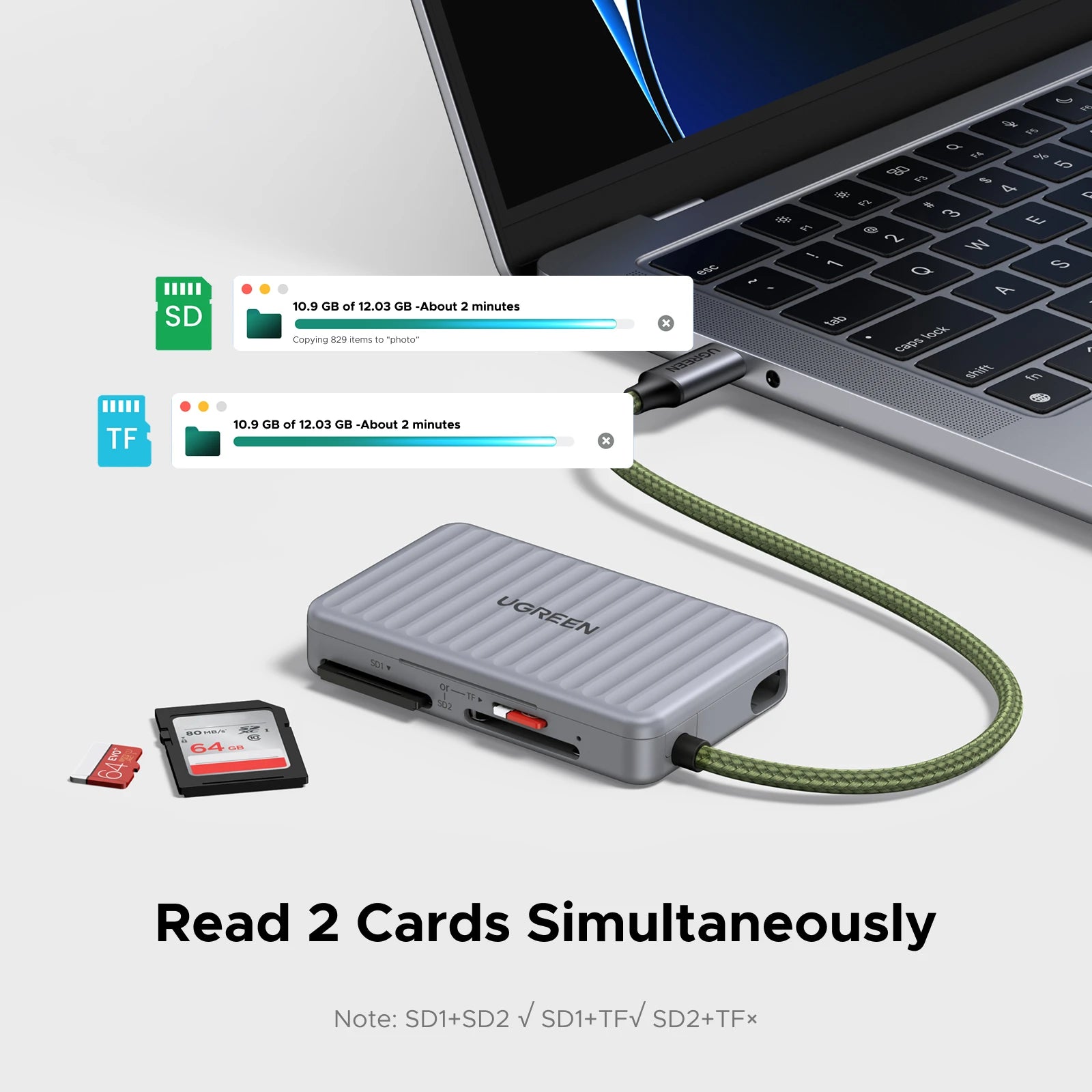 USB-C Memory Card Reader and Storage Case - 5