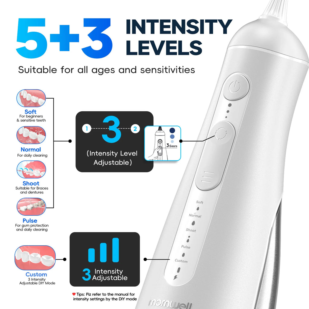 Portable Rechargeable Oral Irrigator Water Flosser