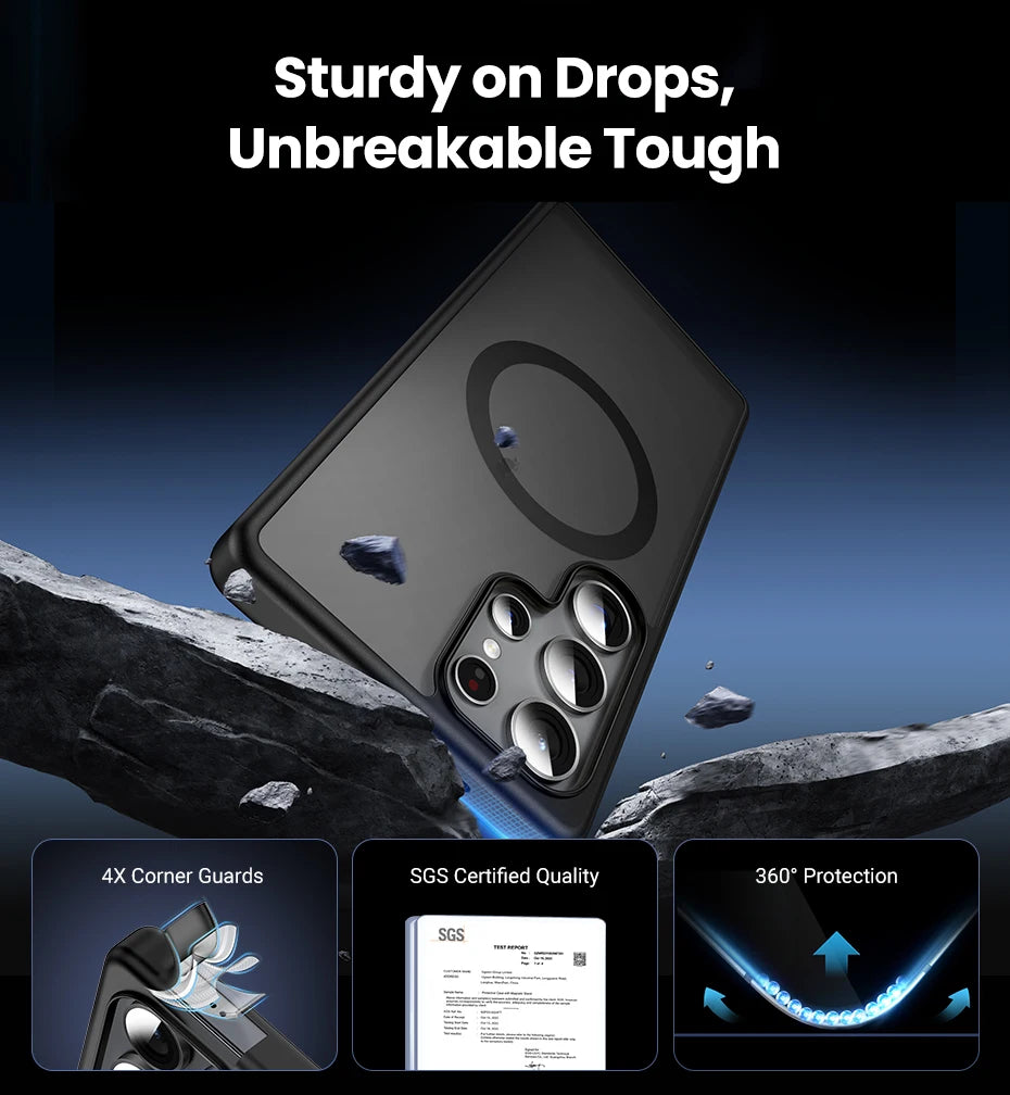 Magnetic Clear Case for Samsung Galaxy S26 Ultra