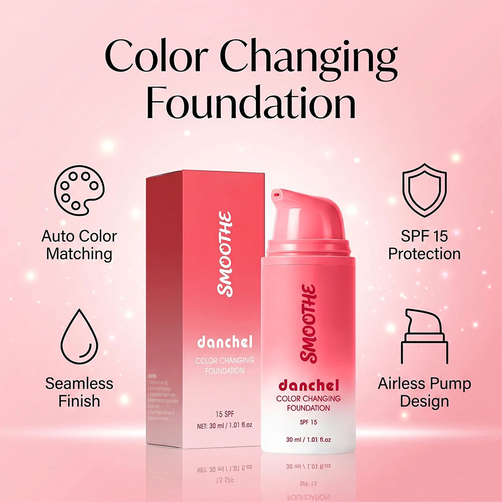 Color-Changing Foundation for Flawless Skin Tone