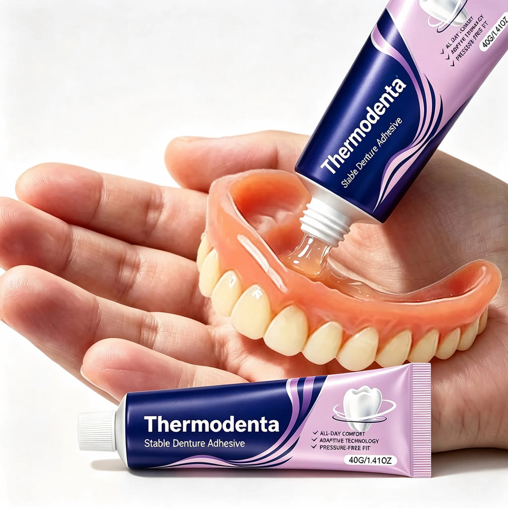 Thermoplastic Denture Adhesive Cushion for Comfortable Fit