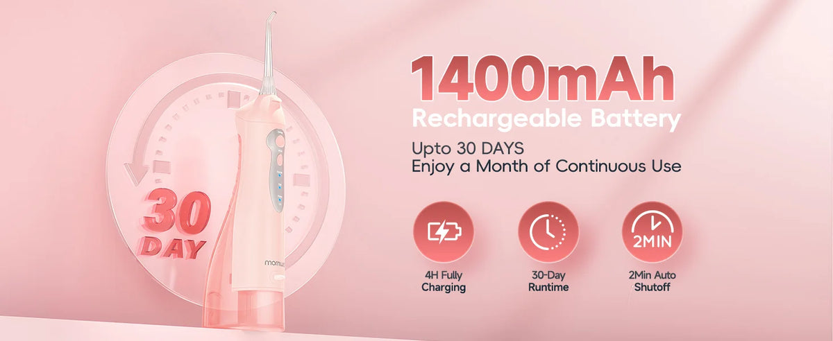 Portable Rechargeable Oral Irrigator Water Flosser