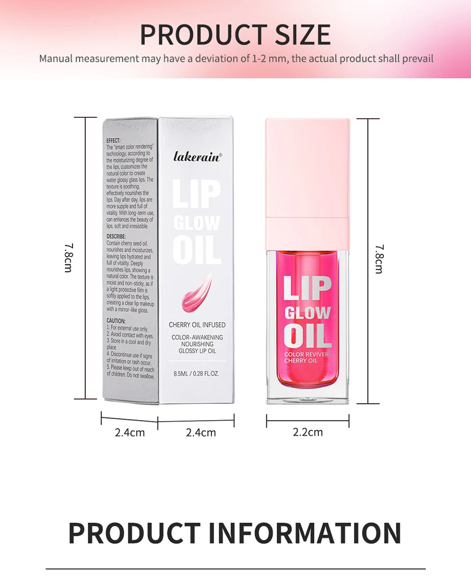 Hydrating Lip Glow Oil for Nourished and Shiny Lips