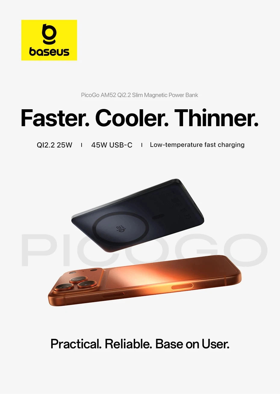 10000mAh Magnetic Wireless Power Bank 45W Fast Charging