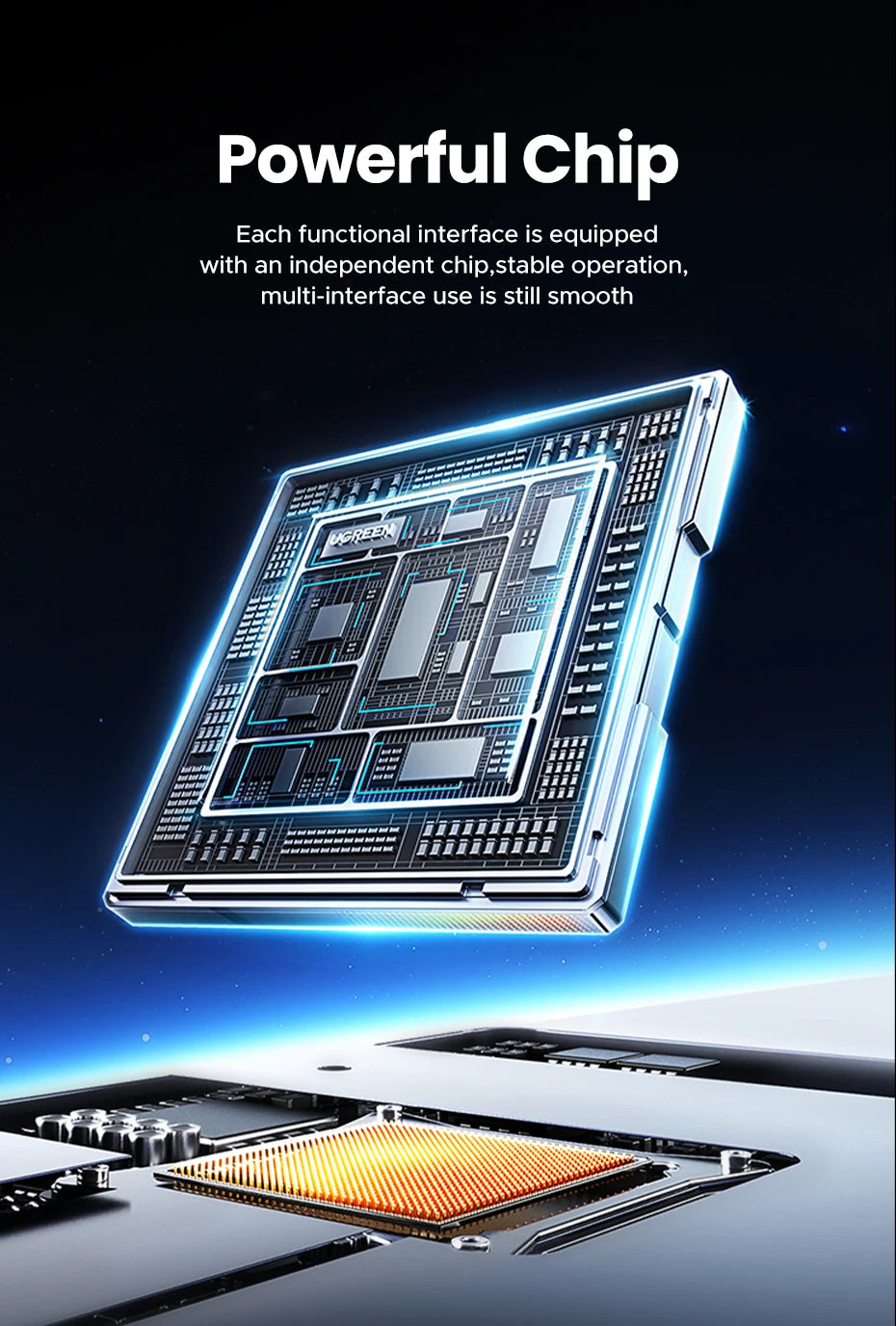 7-in-1 USB-C Hub with 4K 60Hz HDMI and Gigabit Ethernet