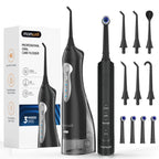 Portable Oral Irrigator and Electric Toothbrush Set