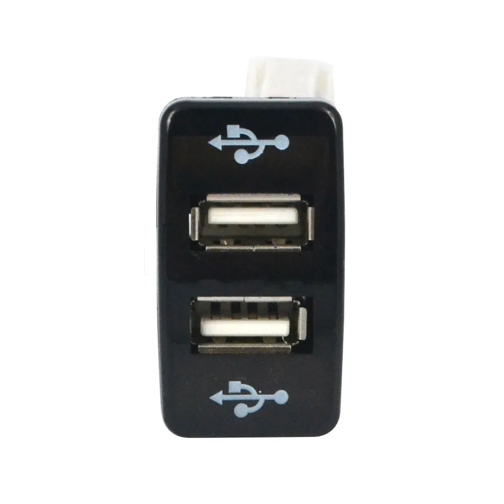 Dual USB Port Dashboard Mount Charger for Toyota VIGO 12V 24V