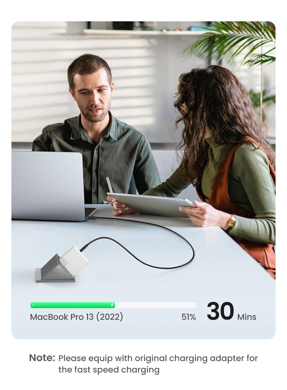 100W USB-C to USB-C Fast Charging and Data Sync Cable