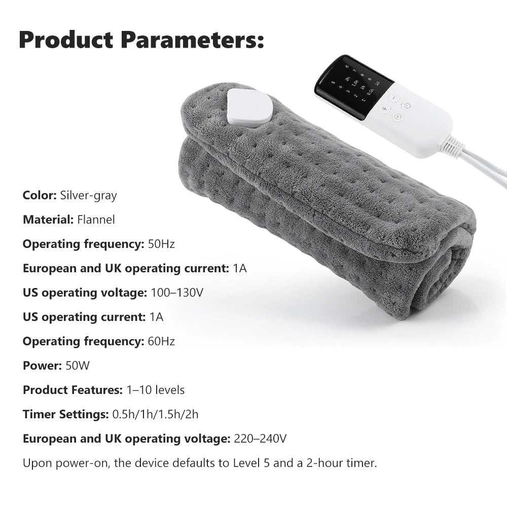 Electric Heating Pad for Back and Leg Pain Relief - 16