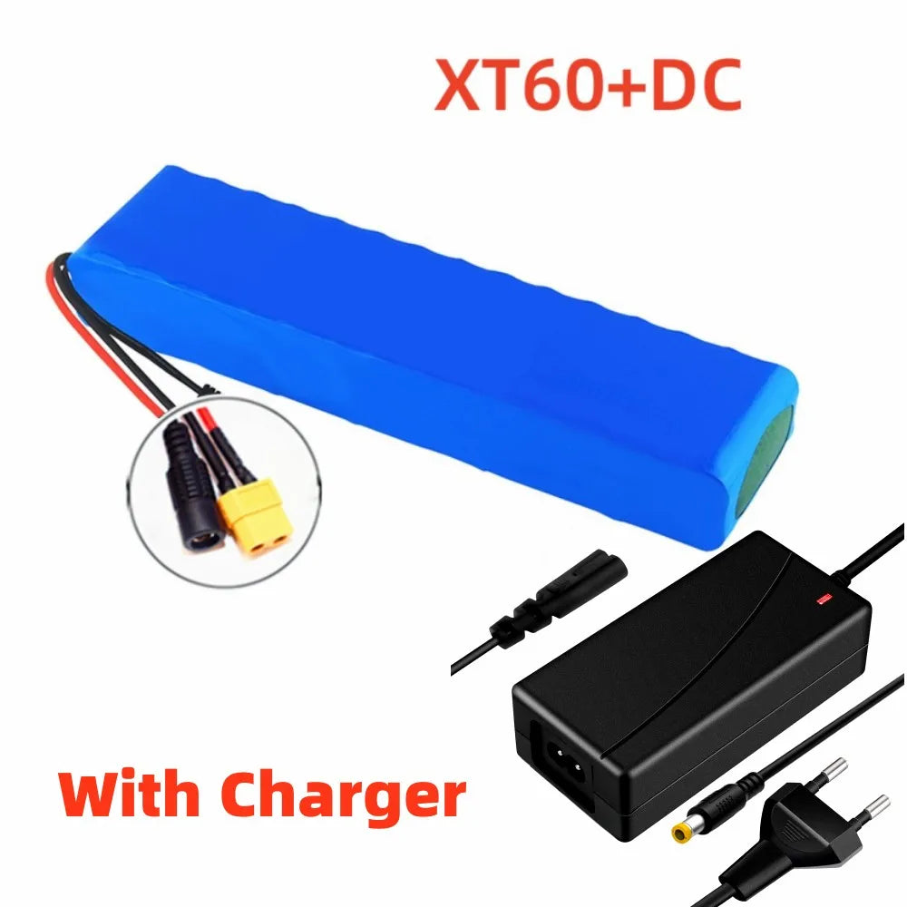 48V 50Ah Rechargeable Lithium-Ion Battery Pack with Charger