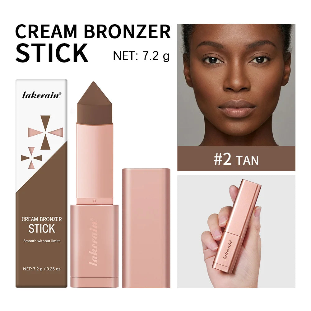 Cream Bronzing Stick for Natural Face Contour and Sculpting - 25