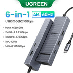 10-in-1 Dual HDMI USB-C Docking Station with 100W PD and 8K Support