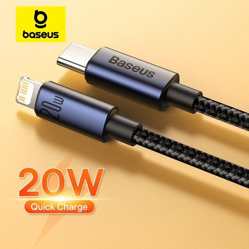 USB-C to Lightning Fast Charging and Data Sync Cable