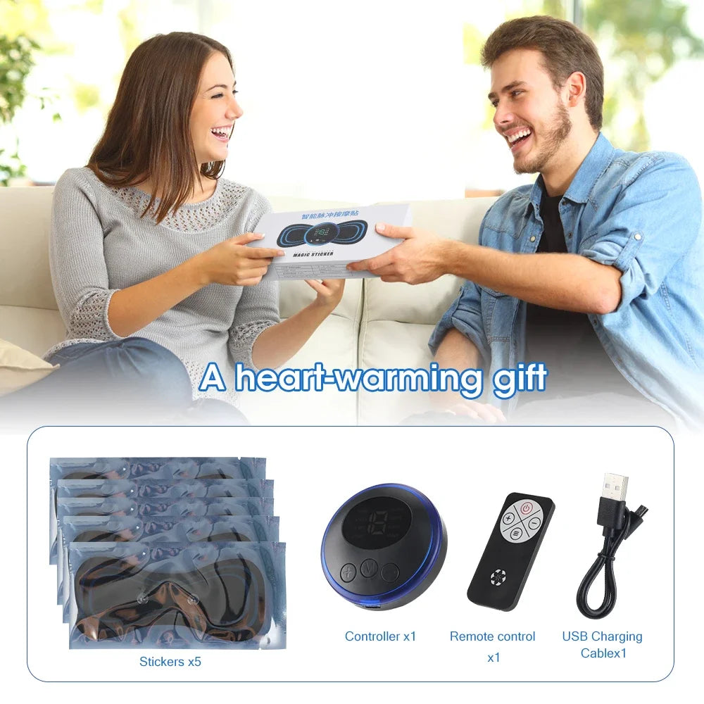 Portable Electric Muscle Massage Patch with Remote - 6