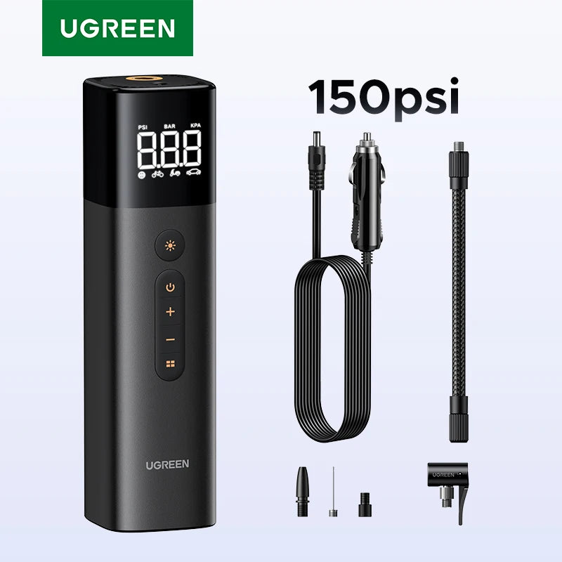 Portable Digital Tire Inflator for Cars and Motorcycles