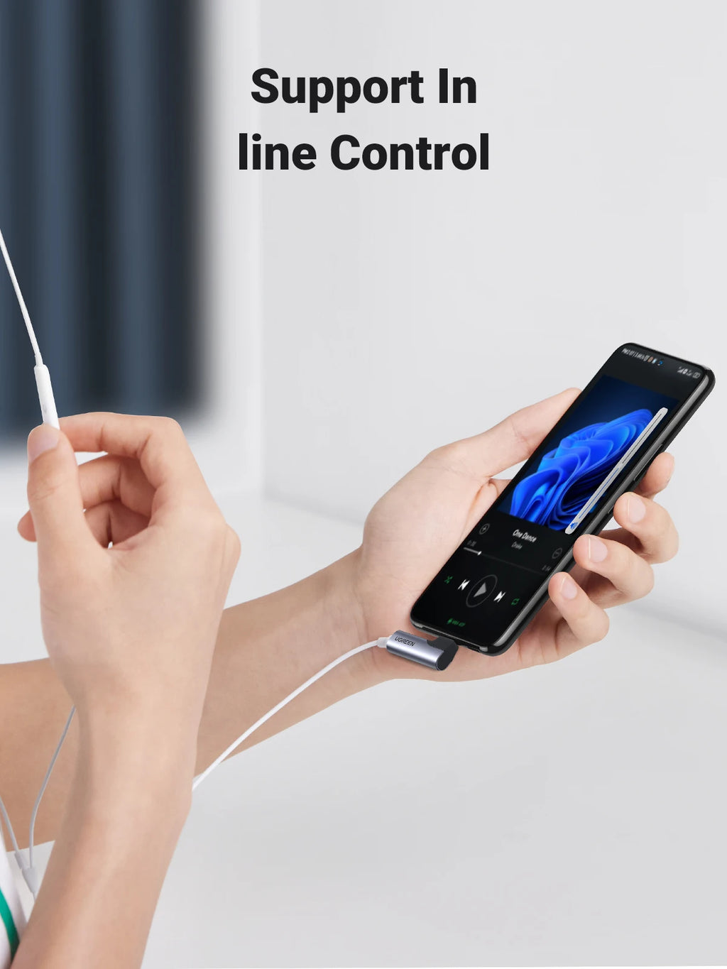 USB-C to 3.5mm Headphone Adapter with DAC Chip