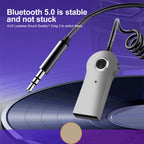 Bluetooth 5.0 USB to 3.5mm Aux Audio Receiver Transmitter Car Kit