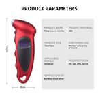 Digital Tire Pressure Gauge for Cars, Motorcycles, and Bicycles