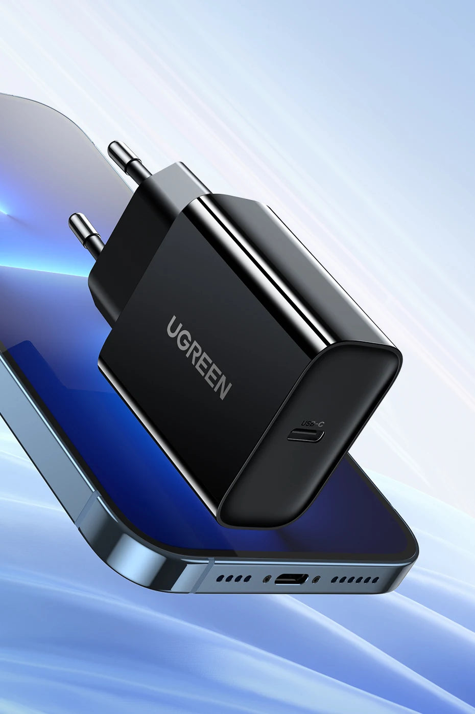 20W USB-C PD Fast Wall Charger for Smartphones and Tablets - 7