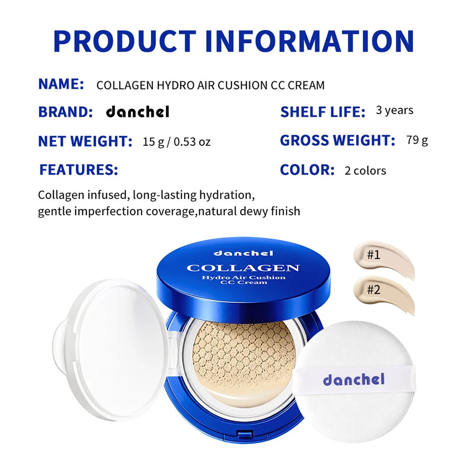 Collagen Hydro Air Cushion CC Cream for Hydrated Dewy Skin