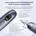 Electric Cordless Nail Drill for Manicure and Pedicure