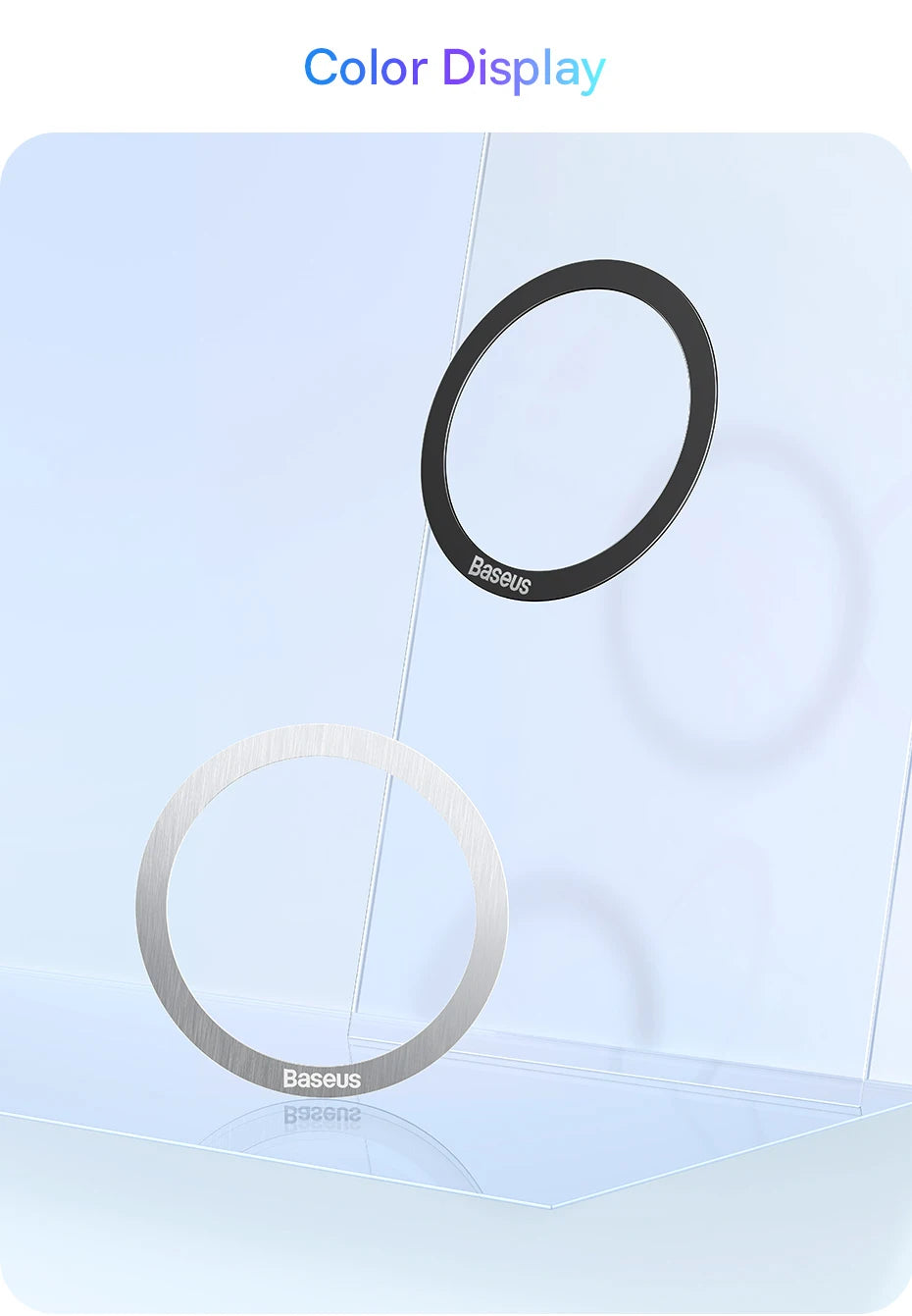 Magnetic Wireless Charging Phone Ring Adapter