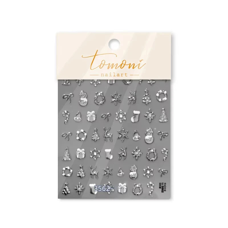Christmas Cartoon Nail Art Decals