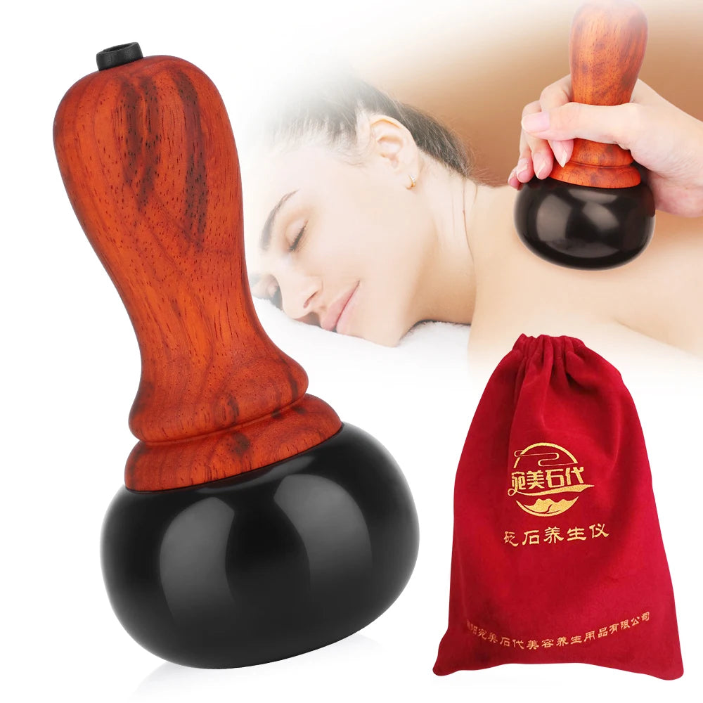 Electric Bianstone Heated Gua Sha Massage Tool - 1