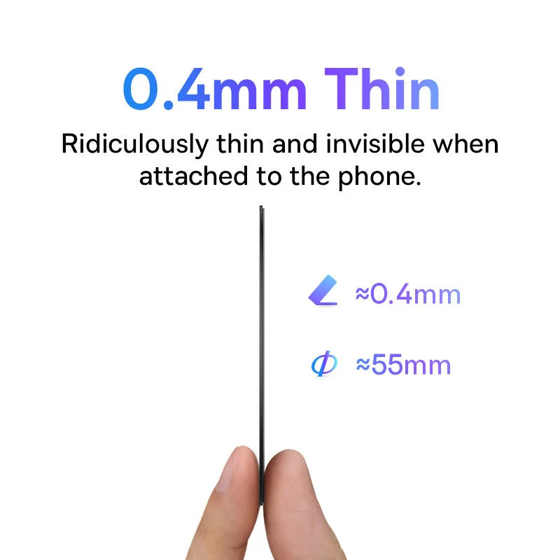 Magnetic Wireless Charging Phone Ring Adapter