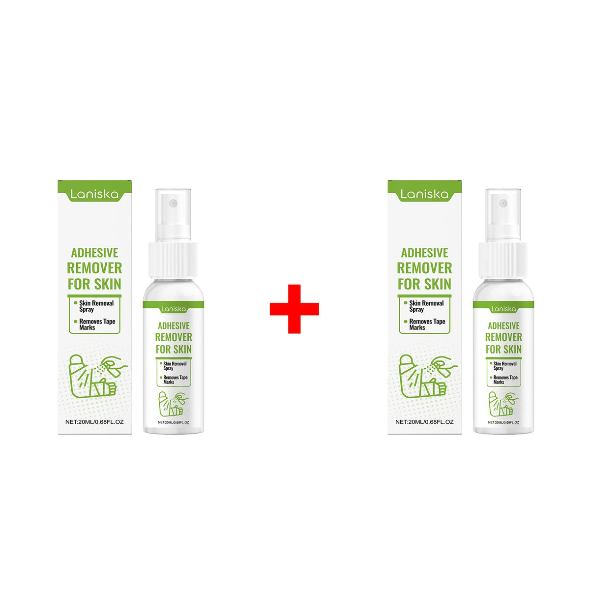 Gentle Adhesive Remover Spray for Skin and Tape Residue